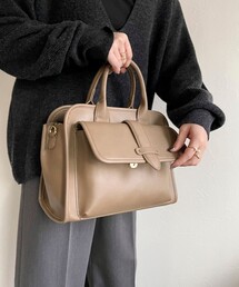 fredy emue | ベルトフラップパーテーショントートバッグ(トートバッグ)