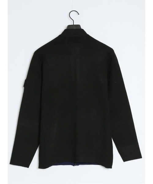 renoma HOMME（レノマオム）の「レノマ オム ライダース ニットアウター（カーディガン/ボレロ・メンズ・ブラック/ベージュ・LARGE/X-LARGE/MEDIUM）」の7枚目の写真