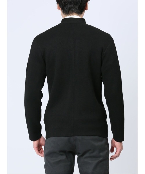 renoma HOMME（レノマオム）の「レノマ オム ライダース ニットアウター（カーディガン/ボレロ・メンズ・ブラック/ベージュ・LARGE/X-LARGE/MEDIUM）」の11枚目の写真