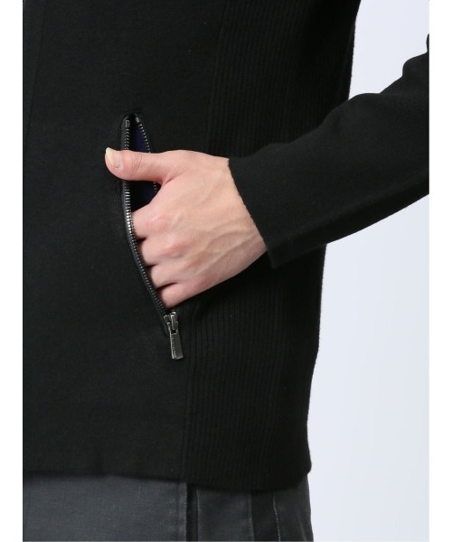 renoma HOMME（レノマオム）の「レノマ オム ライダース ニットアウター（カーディガン/ボレロ・メンズ・ブラック/ベージュ・LARGE/X-LARGE/MEDIUM）」の13枚目の写真