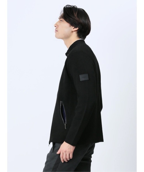 renoma HOMME（レノマオム）の「レノマ オム ライダース ニットアウター（カーディガン/ボレロ・メンズ・ブラック/ベージュ・LARGE/X-LARGE/MEDIUM）」の14枚目の写真