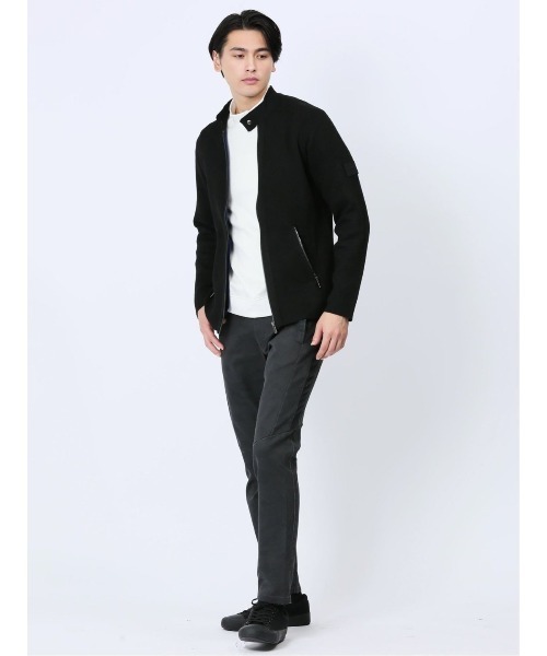 renoma HOMME（レノマオム）の「レノマ オム ライダース ニットアウター（カーディガン/ボレロ・メンズ・ブラック/ベージュ・LARGE/X-LARGE/MEDIUM）」の17枚目の写真