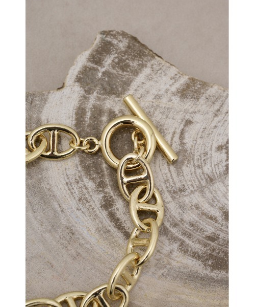 AZUL by moussy（アズールバイマウジー）の「ANCHOR CHAIN BRACELET（ブレスレット・メンズ・ゴールド/ブラック/シルバー・FREE）」の11枚目の写真