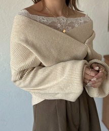 【apres jour clair】カップ付きオフショルインナー【ZOZOTOWN限定アイテム】