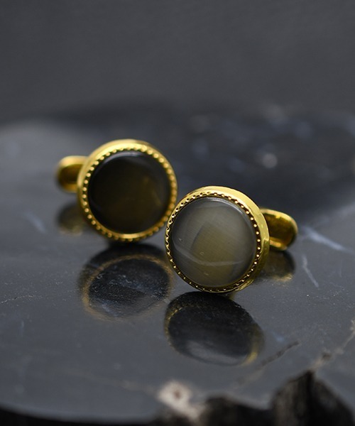 Fun & Daily（ファンアンドデイリー）の「F&D : カラーストーンカフリンクス（カフリンクス・メンズ・ホワイト/グリーン/レッド/ブラック・FREE）」の11枚目の写真