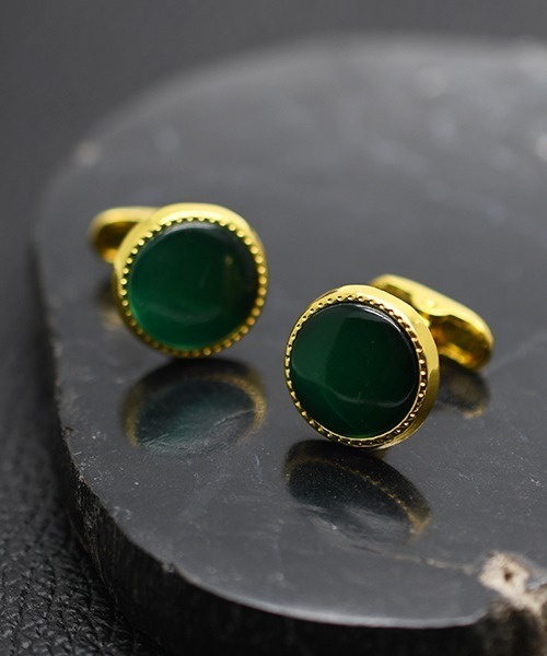 Fun & Daily（ファンアンドデイリー）の「F&D : カラーストーンカフリンクス（カフリンクス・メンズ・ホワイト/グリーン/レッド/ブラック・FREE）」の15枚目の写真