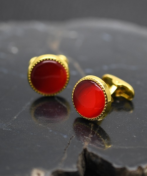 Fun & Daily（ファンアンドデイリー）の「F&D : カラーストーンカフリンクス（カフリンクス・メンズ・ホワイト/グリーン/レッド/ブラック・FREE）」の17枚目の写真