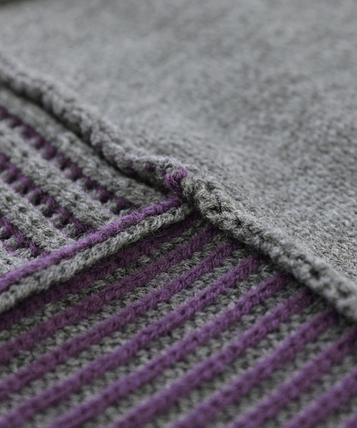 osharewalker（オシャレウォーカー）の「『2重臼ミックスニット』（ニット/セーター・レディース・ブラック/杢グレー・FREE）」の18枚目の写真