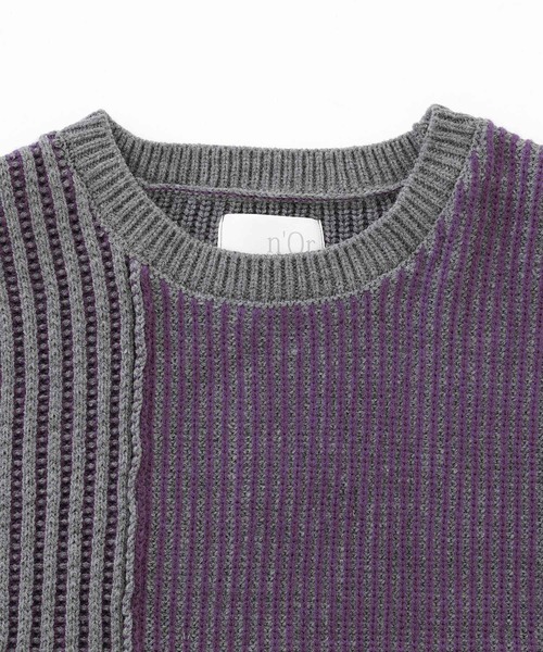 osharewalker（オシャレウォーカー）の「『2重臼ミックスニット』（ニット/セーター・レディース・ブラック/杢グレー・FREE）」の19枚目の写真