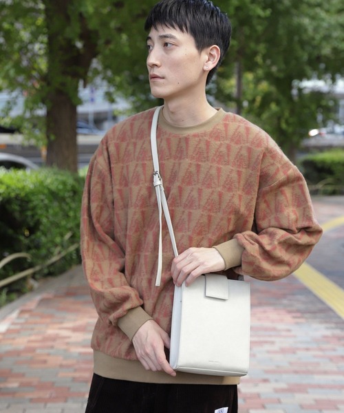 niko and...（ニコアンド）の「ベルト付きスクエアショルダーバッグ（ショルダーバッグ・メンズ・ブルー/ブラック/オフホワイト・FREE）」の19枚目の写真