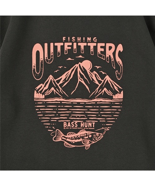 NOTHINKER（ノーシンカー）の「OUTFITTERS Crewneck Sweat（スウェット・メンズ・サンドベージュ/スミクロ/ホワイト・MEDIUM/LARGE/X-LARGE）」の9枚目の写真
