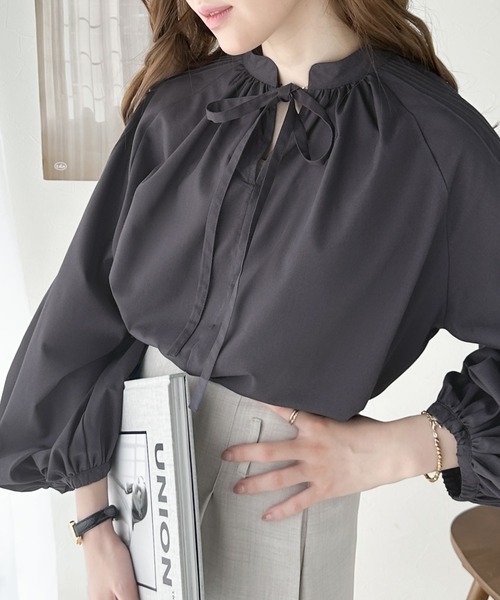 セール】クラシカルなデザインで洗練ムード漂う。前後2way袖山タック