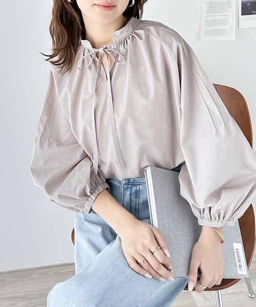 セール】クラシカルなデザインで洗練ムード漂う。前後2way袖山タック