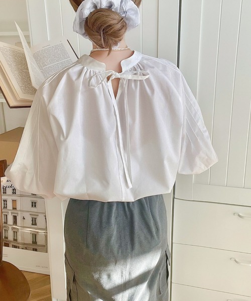 セール】クラシカルなデザインで洗練ムード漂う。前後2way袖山タック