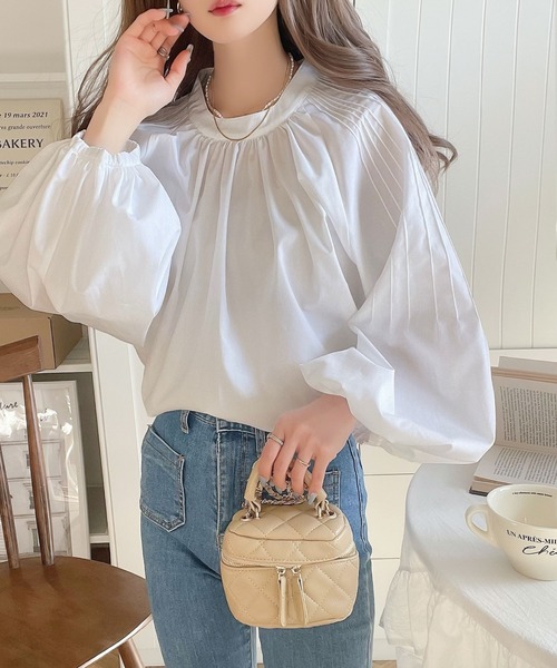 セール】クラシカルなデザインで洗練ムード漂う。前後2way袖山タック