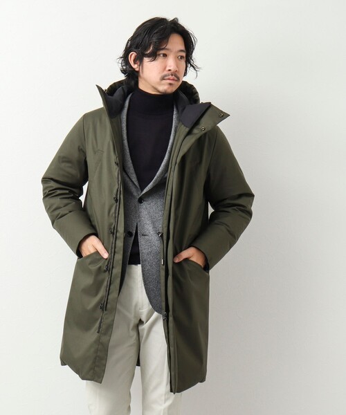Stutostein Nolley's（シュテットシュタインノーリーズ）の「《ビジカジ対応》M47 URBAN DAWN COAT ダウンコート（ダウンジャケット/コート・メンズ・ブラック/オリーブ・M/L/S）」の7枚目の写真