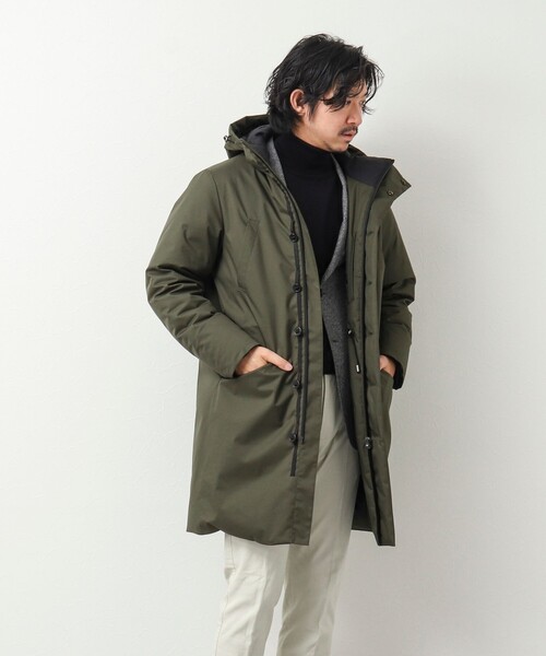 Stutostein Nolley's（シュテットシュタインノーリーズ）の「《ビジカジ対応》M47 URBAN DAWN COAT ダウンコート（ダウンジャケット/コート・メンズ・ブラック/オリーブ・M/L/S）」の10枚目の写真
