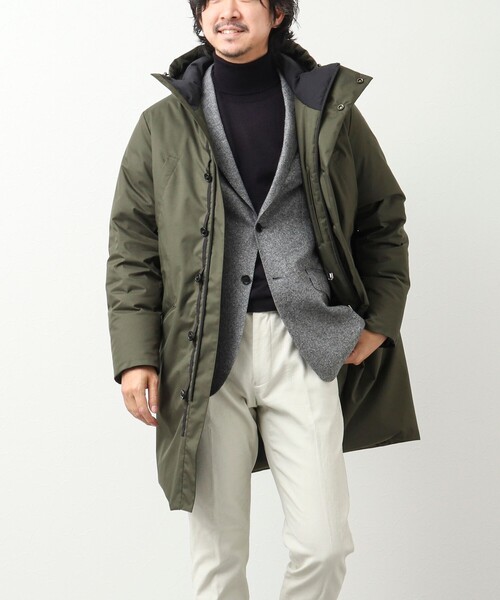 Stutostein Nolley's（シュテットシュタインノーリーズ）の「《ビジカジ対応》M47 URBAN DAWN COAT ダウンコート（ダウンジャケット/コート・メンズ・ブラック/オリーブ・M/L/S）」の11枚目の写真