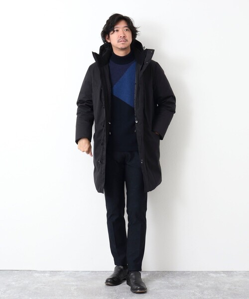 Stutostein Nolley's（シュテットシュタインノーリーズ）の「《ビジカジ対応》M47 URBAN DAWN COAT ダウンコート（ダウンジャケット/コート・メンズ・ブラック/オリーブ・M/L/S）」の16枚目の写真