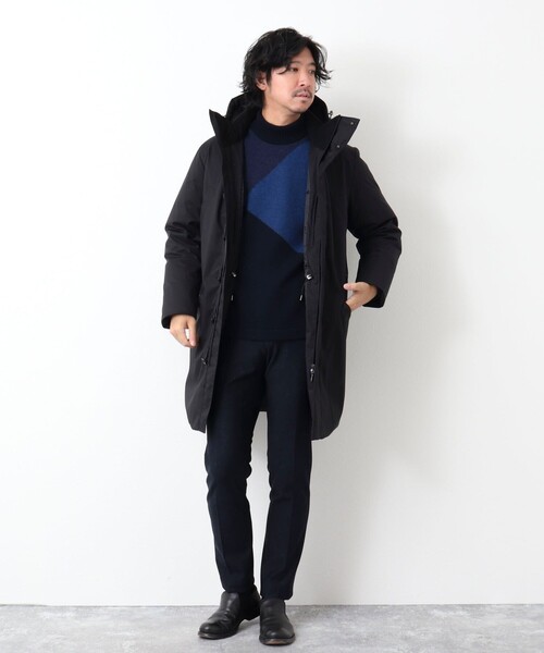 Stutostein Nolley's（シュテットシュタインノーリーズ）の「《ビジカジ対応》M47 URBAN DAWN COAT ダウンコート（ダウンジャケット/コート・メンズ・ブラック/オリーブ・M/L/S）」の17枚目の写真