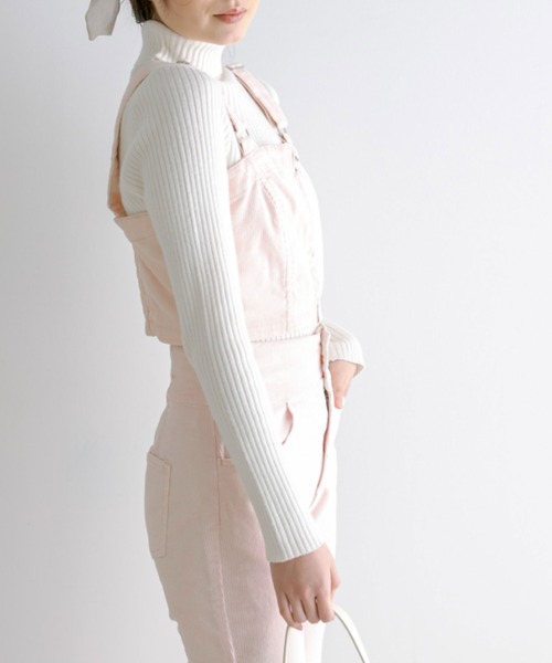 OLIVE des OLIVE（オリーブデオリーブ）の「マルチWAYセンターホックサロペット　1041090040（サロペット/オーバーオール・レディース・ケミカルウォッシュ/ピンク・FREE）」の8枚目の写真