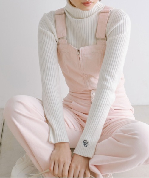 OLIVE des OLIVE（オリーブデオリーブ）の「マルチWAYセンターホックサロペット　1041090040（サロペット/オーバーオール・レディース・ケミカルウォッシュ/ピンク・FREE）」の17枚目の写真