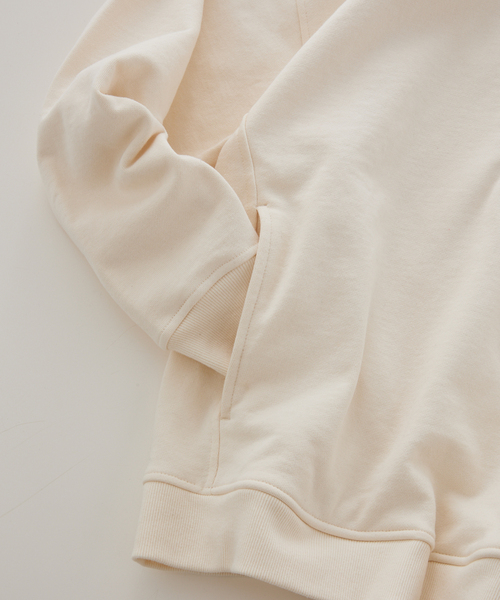 JOURNAL STANDARD relume（ジャーナルスタンダード　レリューム）の「【relume SPORTS WEAR】 ヘビーウェイトハーフジップスウェット（Tシャツ/カットソー・メンズ・ブラック/ライトグレー/アイボリー・LARGE/MEDIUM）」の17枚目の写真