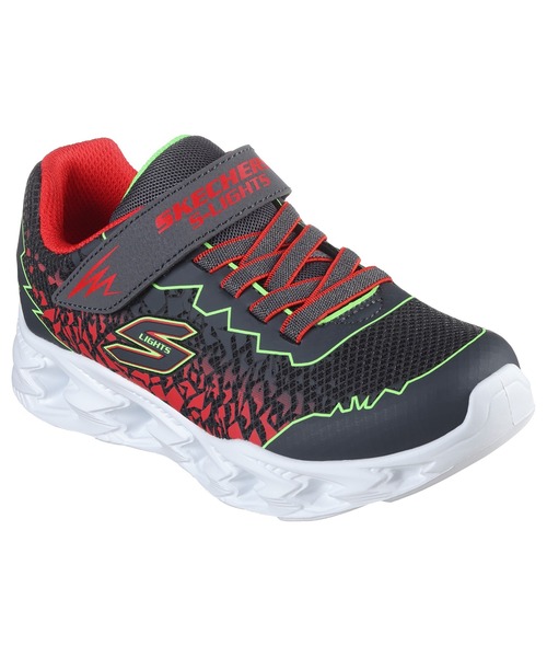 SKECHERS(スケッチャーズ)の「SKECHERS S LIGHTS: VORTEX 2.0 - ZORENTO / スケッチャーズ エスライツ : ヴォルテクス 2.0 - ゾレント(スニーカー・キッズ・レッド/ブラック×イエロー/ブルー・17cm/18cm/19cm/20cm/21cm/22cm/23cm)」の3枚目の写真