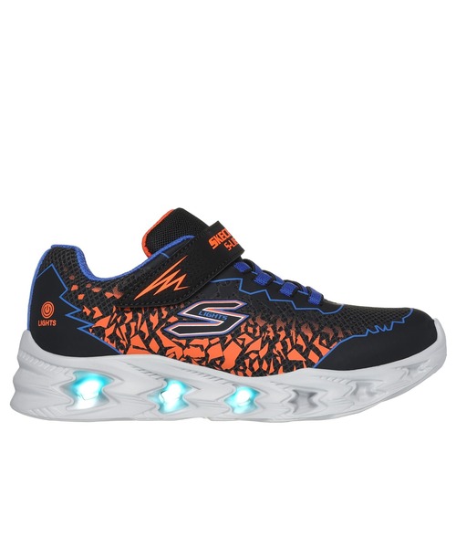 SKECHERS(スケッチャーズ)の「SKECHERS S LIGHTS: VORTEX 2.0 - ZORENTO / スケッチャーズ エスライツ : ヴォルテクス 2.0 - ゾレント(スニーカー・キッズ・レッド/ブラック×イエロー/ブルー・17cm/18cm/19cm/20cm/21cm/22cm/23cm)」の10枚目の写真