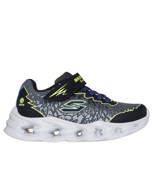 SKECHERS(スケッチャーズ)の「SKECHERS S LIGHTS: VORTEX 2.0 - ZORENTO / スケッチャーズ エスライツ : ヴォルテクス 2.0 - ゾレント(スニーカー・キッズ・レッド/ブラック×イエロー/ブルー・17cm/18cm/19cm/20cm/21cm/22cm/23cm)」の6枚目の写真