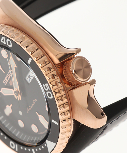 SEIKO 5(セイコーファイブ)の「【SEIKO / セイコー】5 SPORTS SBSA028 Pink gold(アナログ腕時計・レディース・ピンク・FREE)」の6枚目の写真