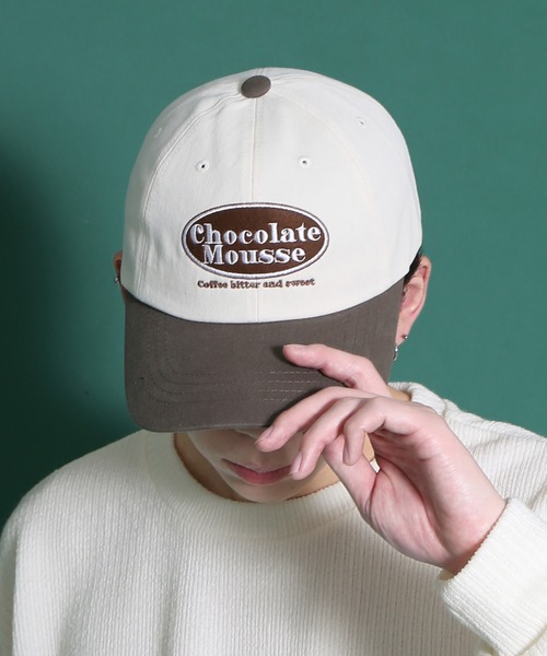 WOND(ウォンド)の「Chocolate Mousseロゴキャップ(キャップ・レディース・ブラウン/グリーン/ネイビー・FREE)」の1枚目の写真