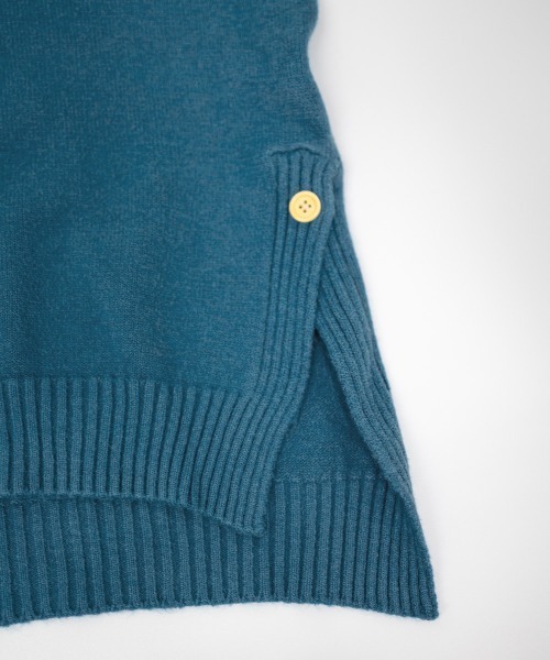 Miniministore(ミニミニストア)の「vネックニットトップス レディース 秋冬(ニット/セーター・レディース・イエロー/オフホワイト/ピンク/ブルー/ミント・FREE)」の22枚目の写真