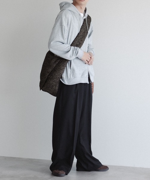 epnok（エプノック）の「ツイードライクビッグショルダーバッグ（ショルダーバッグ・メンズ・ブラウン/ブラック・ONE SIZE）」の18枚目の写真