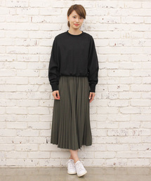 CIAOPANIC | 【Ciaopanic】　ミニ裏毛ミモレ丈プリーツＳＫ(スカート)