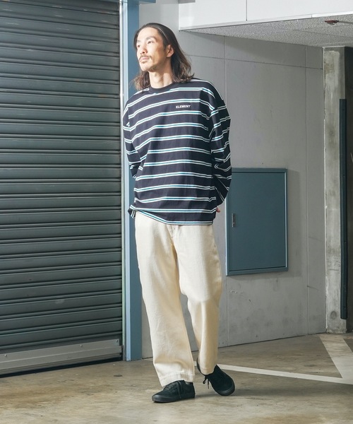 セール】ELEMENT メンズ STRAIGHT LS ロンT/エレメント長袖