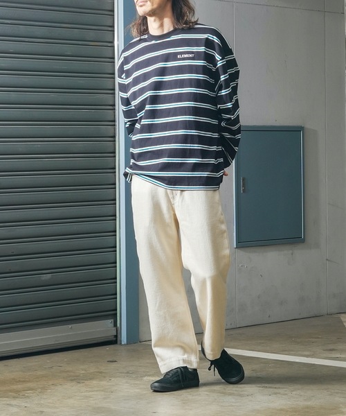 Argue Cultur ロンTコントラストカラー厚手長袖ゆるストリート aa-2306.jpg