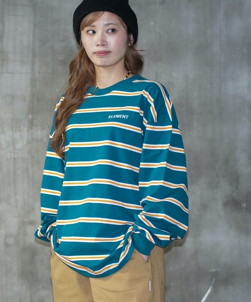 セール】ELEMENT メンズ STRAIGHT LS ロンT/エレメント長袖