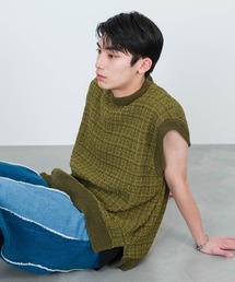 JUNRED | ツイードベスト(ベスト)