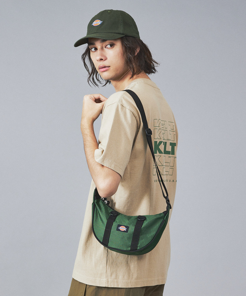 Dickies（ディッキーズ）の「【Dickes /ディッキーズ】RIPSTOP MT MOON / バナナポーチ（ボディバッグ/ウエストポーチ・メンズ・ブラック/パープル/カーキ/チャコールグレー・フリー）」の3枚目の写真