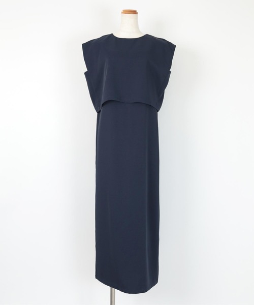 UR'S（ユアーズ）の「クロップドトップス×キャミソールワンピースセットアップ（セットアップ・レディース・ネイビー/アイボリー・S/L/M）」の13枚目の写真