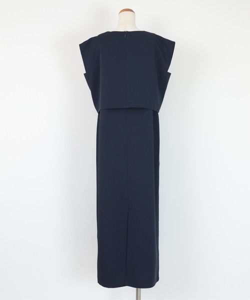 UR'S（ユアーズ）の「クロップドトップス×キャミソールワンピースセットアップ（セットアップ・レディース・ネイビー/アイボリー・S/L/M）」の14枚目の写真