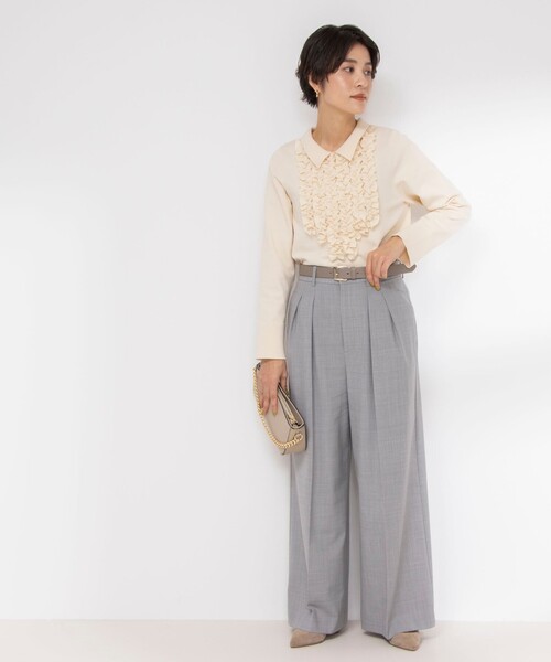 セール】ウォッシャブルハイスペックトロピカルウール2タックワイド