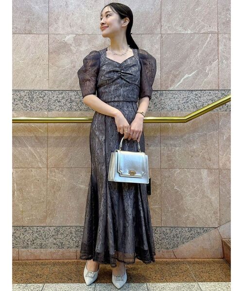 MERCURYDUO(マーキュリーデュオ)の「レースコルセットマーメイドSK【セットアップ着用可】(スカート・レディース・パープル/オフホワイト/ベージュ・X-SMALL/MEDIUM/SMALL)」の10枚目の写真