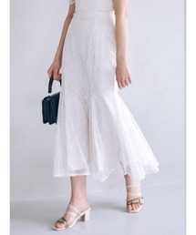 MERCURYDUO | 【小澤美里コラボ】フラワーレースコルセットマーメイドスカート【セットアップ着用可】(スカート)