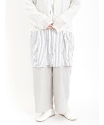 Samansa Mos2 | タックゆるストレートパンツ(その他パンツ)