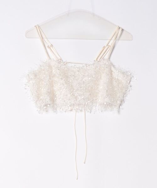 archives(アルシーヴ)の「フェザービスチェ(ベスト・レディース・グレー/アイボリー/ピンクベージュ/オフホワイト・MEDIUM)」の2枚目の写真