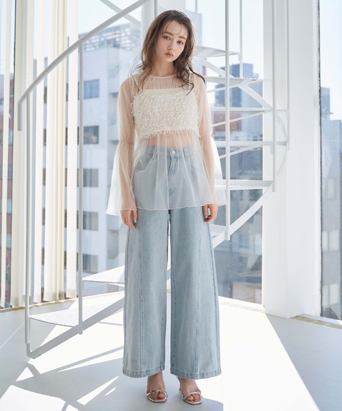 archives(アルシーヴ)の「フェザービスチェ(ベスト・レディース・グレー/アイボリー/ピンクベージュ/オフホワイト・MEDIUM)」の14枚目の写真