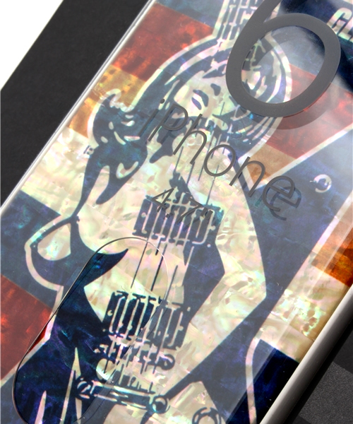 Hysteric Glamour woodギターGIRL iPhone6カバー HYSTERIC GLAMOUR（ヒステリックグラマー）の「man & wood/GUITAR GIRL