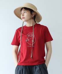 空飛ぶ犬 刺繍Tシャツ